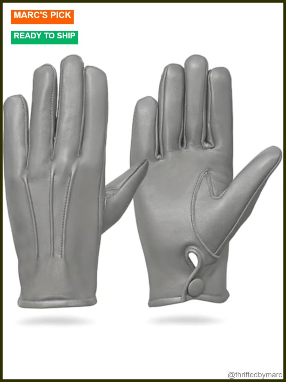 Genuine Leather Dress Gloves for Formal Wear, Driving & Winter Use